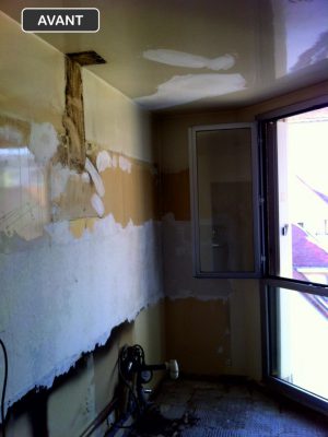 Rénovation cuisine Val-d'Oise - Travaux avant * BTP-Design® Rénovation cuisine Val-d'Oise - Travaux avant * BTP-Design®